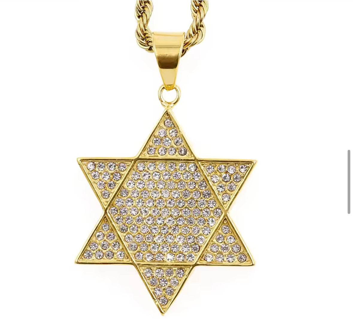 שרשרת תליון מגן דוד + חי  - המוצרים המיוחדים