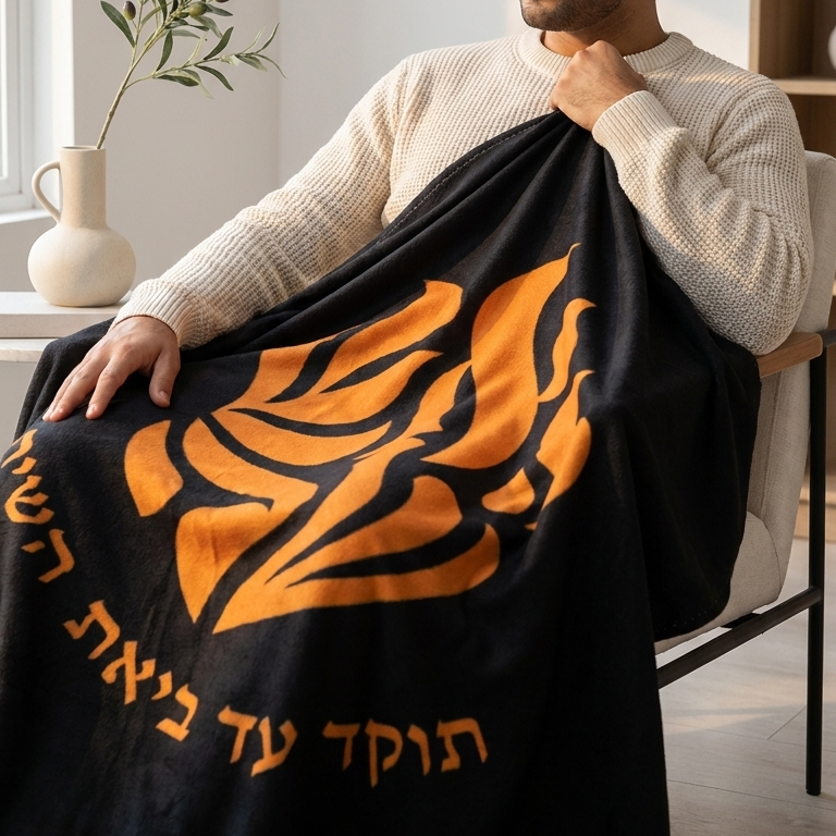 שמיכת "לא תוקד": להתעטף באמונה ובחמימות עד ביאת המשיח
